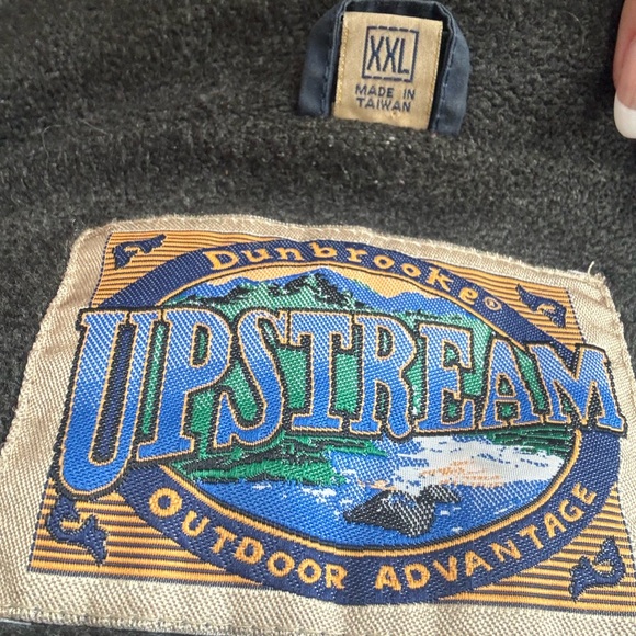 Dunbrooke NASCAR Oversized Navy Blue Windbreaker Jacket - Picture 5 of 7